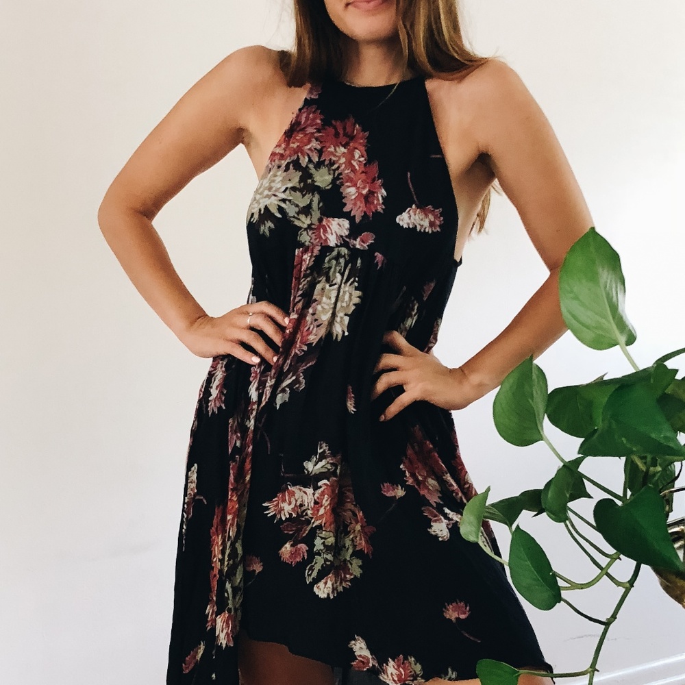 Urban Outfitters Floral Halter Dress